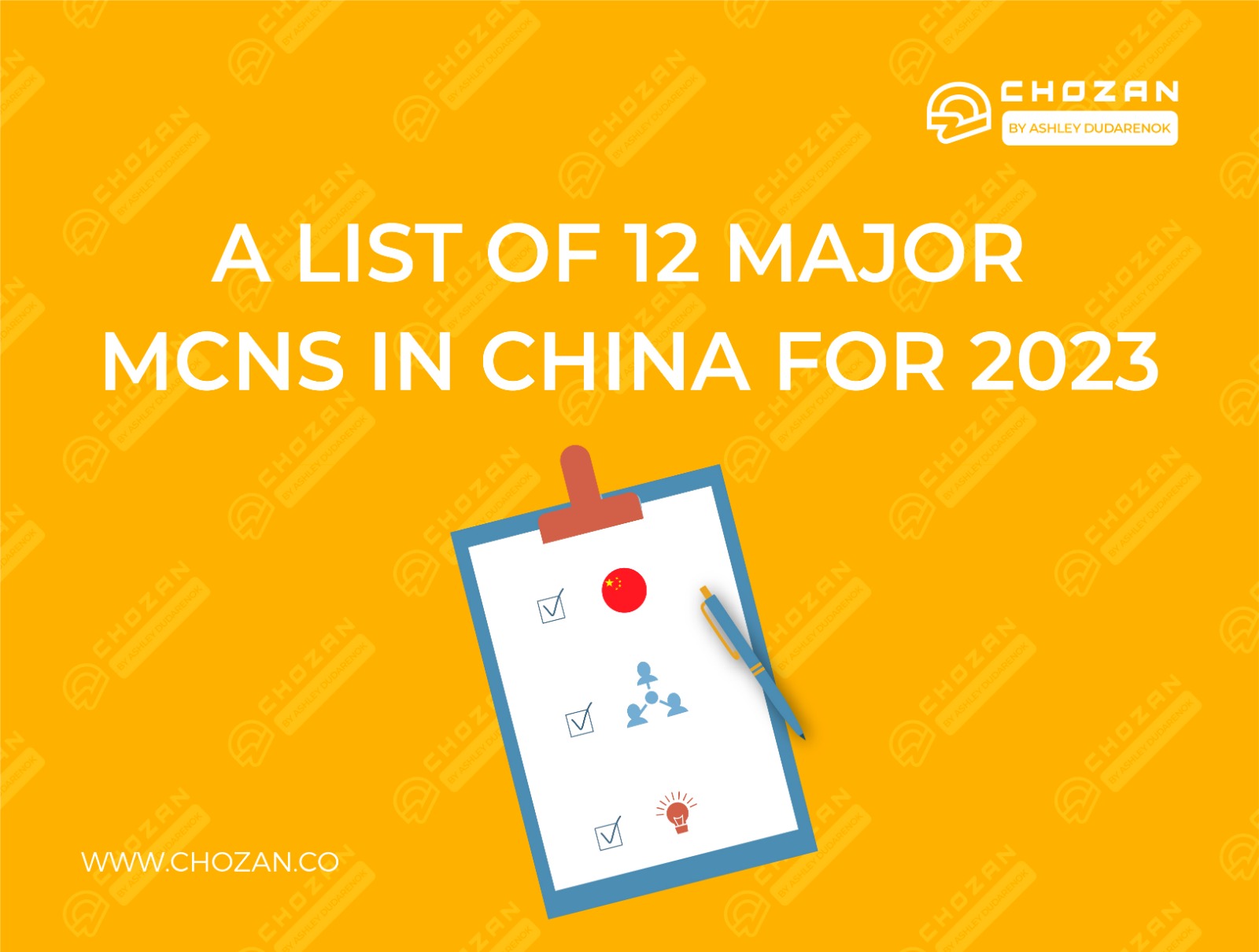 A List of 12 Major MCNs in China for 2023