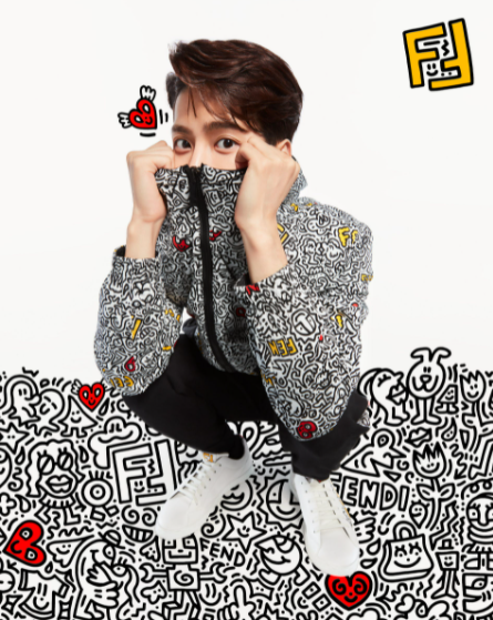 Jackson Wang in Fendi's successful Qixi Festival campaign