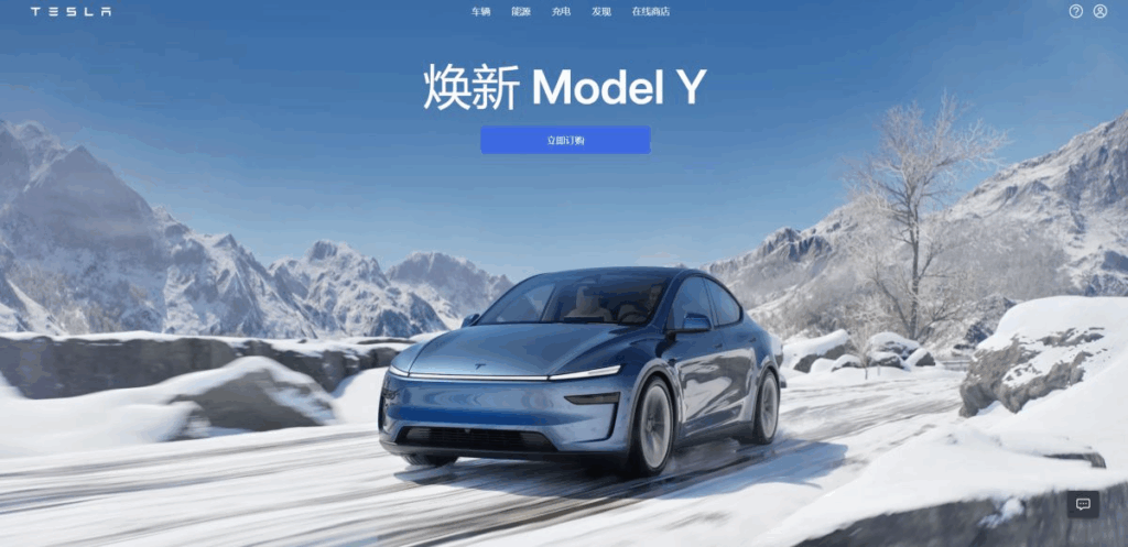 tesla.cn screenshot