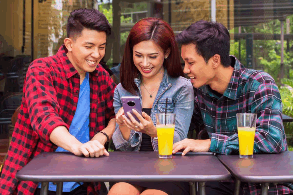 chinese Gen Z using douyin