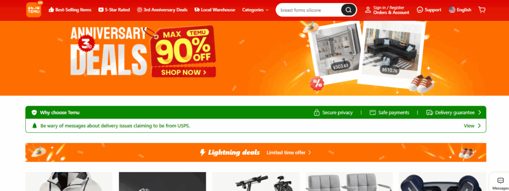 pinduoduo homepage