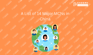 List of 14 Major MCNs in China