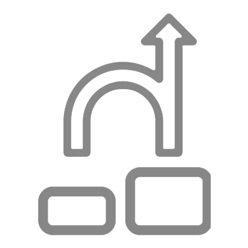 analytics icon representing upward performance trends and business progress