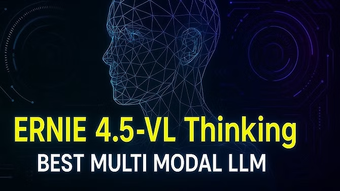 ERNIE 4.5 VL Thinking multimodal AI model visual highlighting Baidu’s advanced reasoning capabilities across text and image inputs