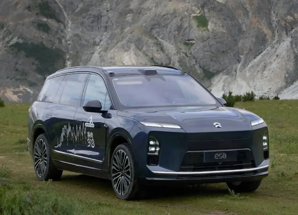 NIO ES8 premium SUV built for long-distance electric travel.