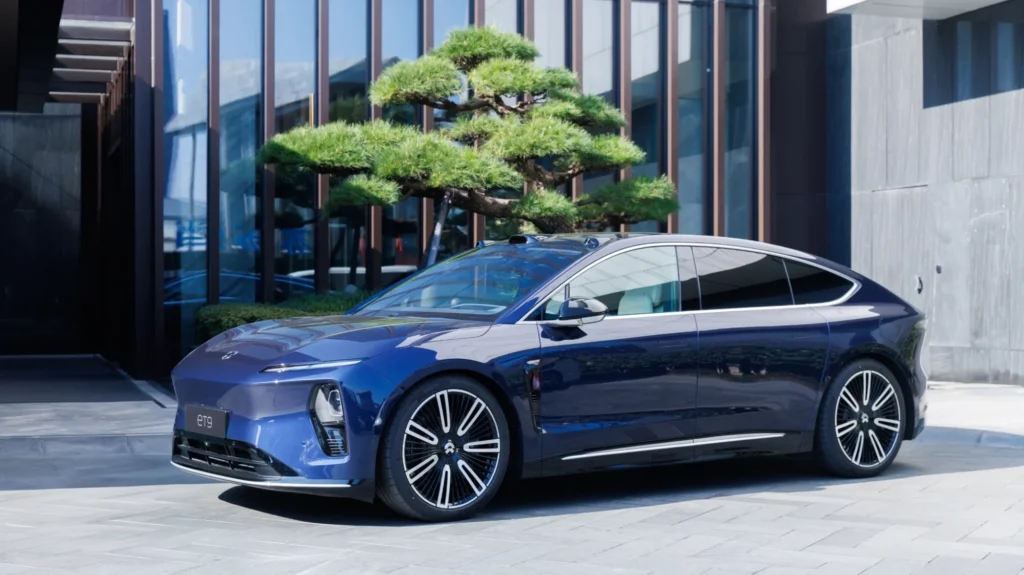 NIO ET9 executive electric sedan with premium design