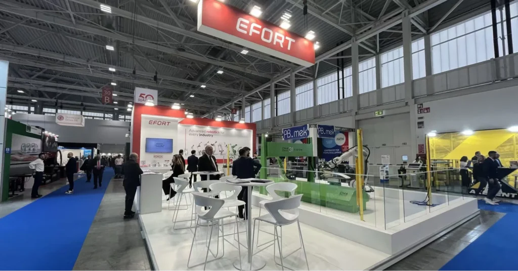 EFORT booth at industrial automation exhibition