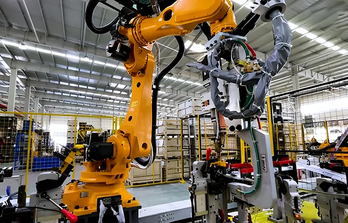 Estun robot handling automated assembly and material movement