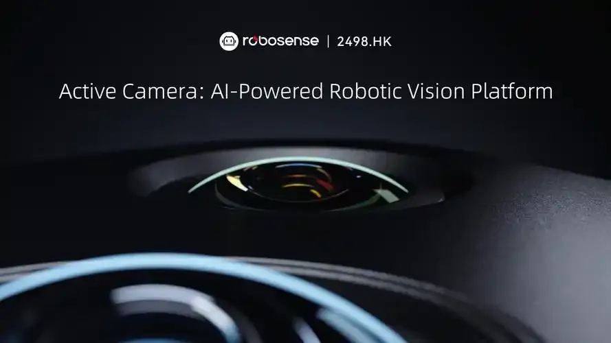 RoboSense active camera vision platform display
