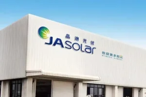 JA Solar building exterior with company logo