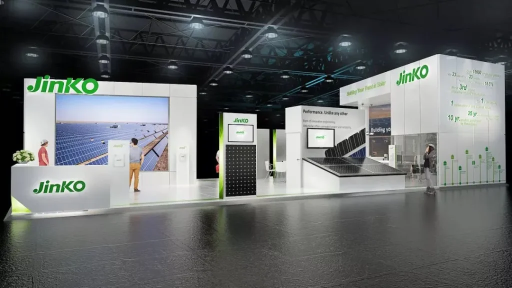 Jinko Solar exhibition booth