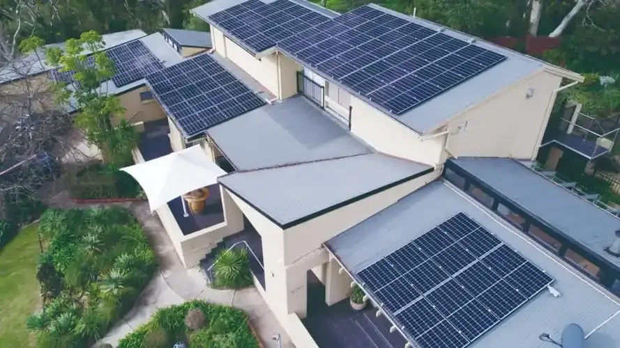 Rooftop solar panels