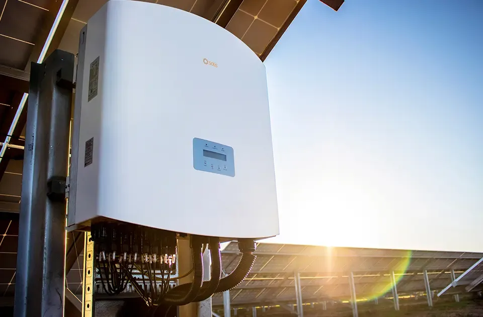 Solis inverter outdoors