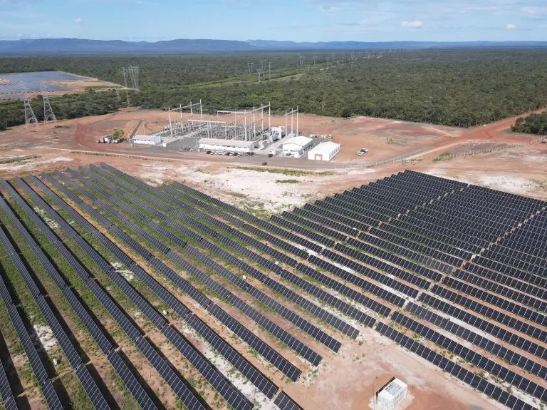 Large solar farm