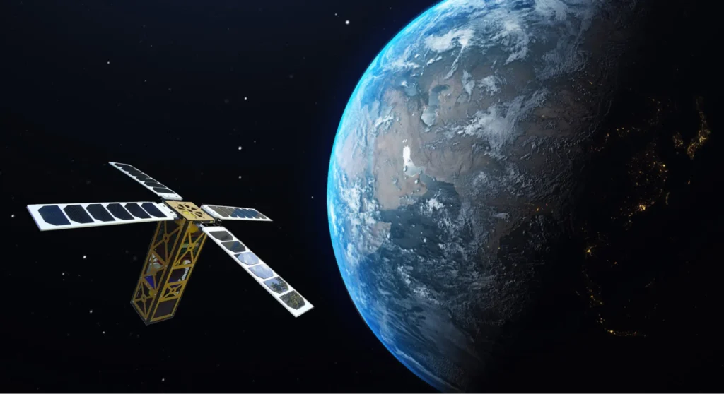 Chinese satellite operating in Earth orbit