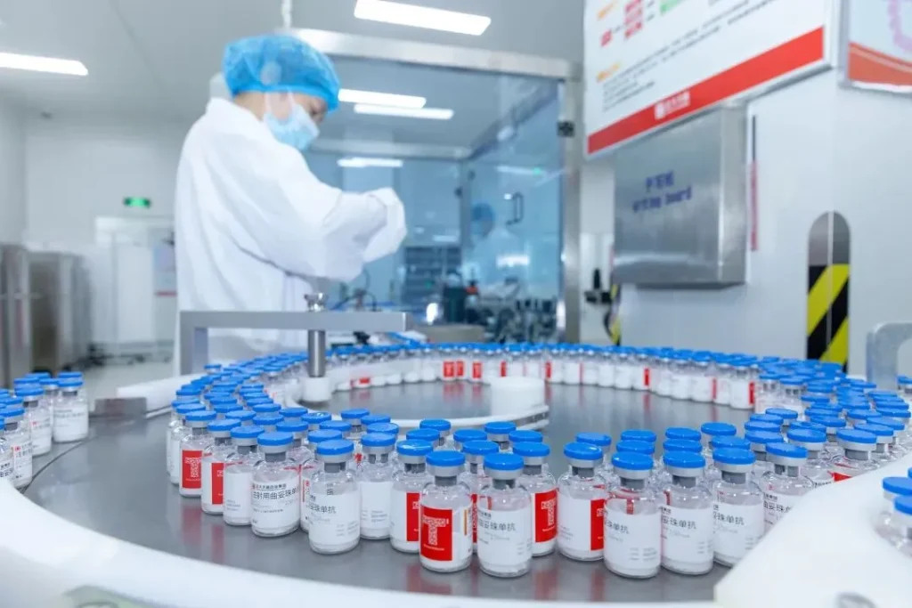 Biotech vaccine production line in China