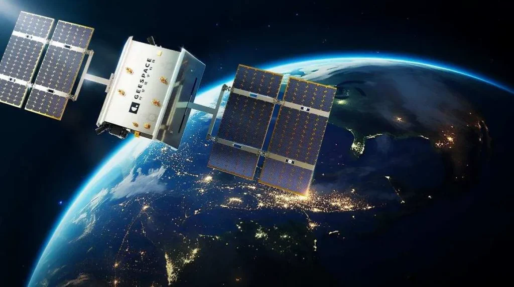 Geespace satellites orbiting Earth