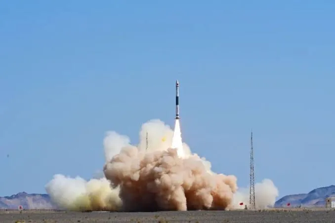 Kuaizhou commercial rocket launching in China