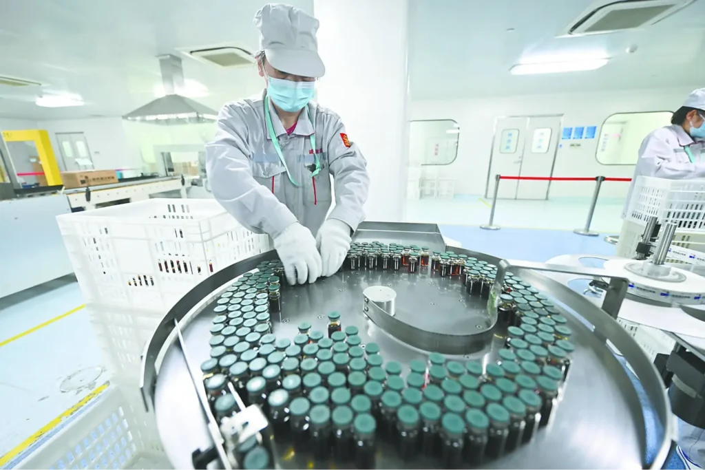 Pharmaceutical manufacturing facility in China