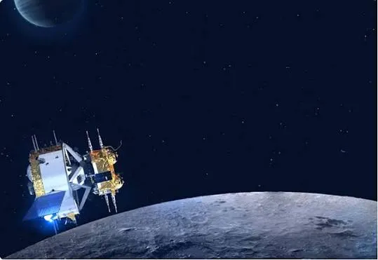 CNSA lunar spacecraft orbiting the Moon