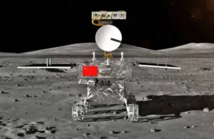 Chinese lunar rover exploring the Moon