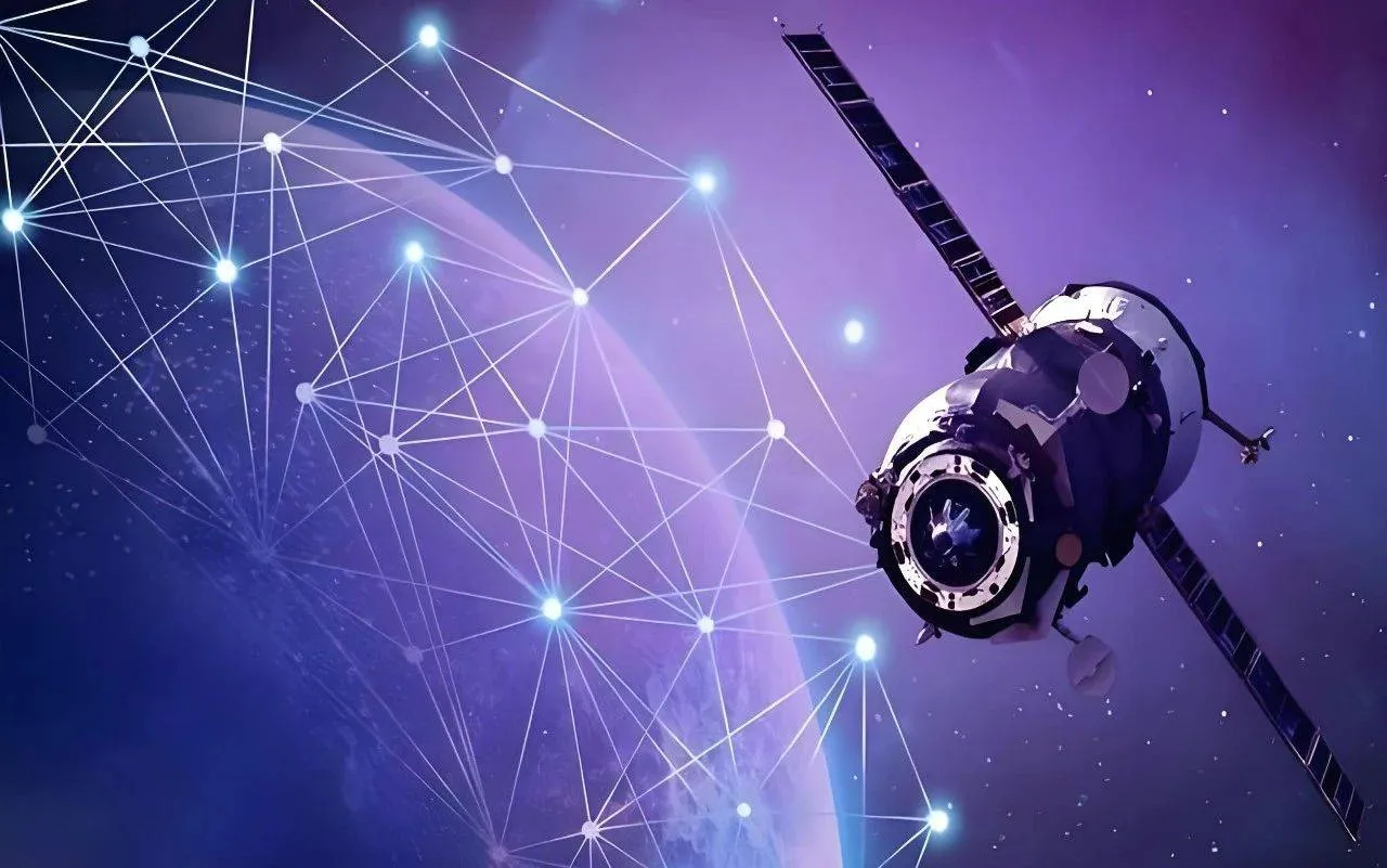 Satellite internet network connecting space systems
