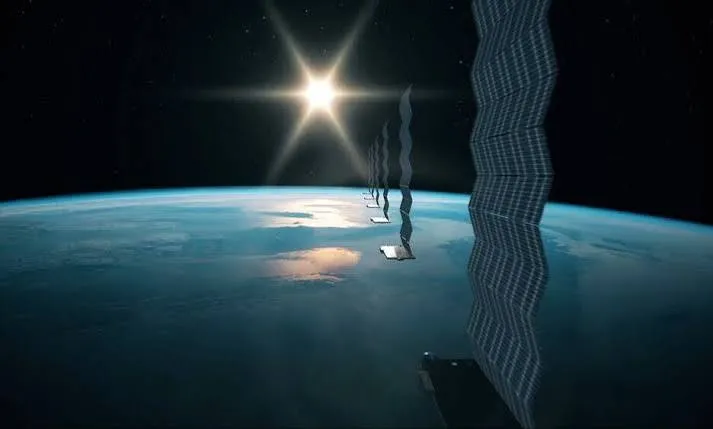 SpaceSail LEO satellite constellation above Earth