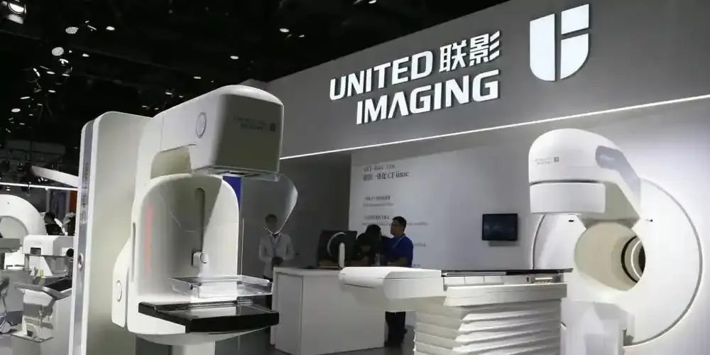 United Imaging medical scanners on display